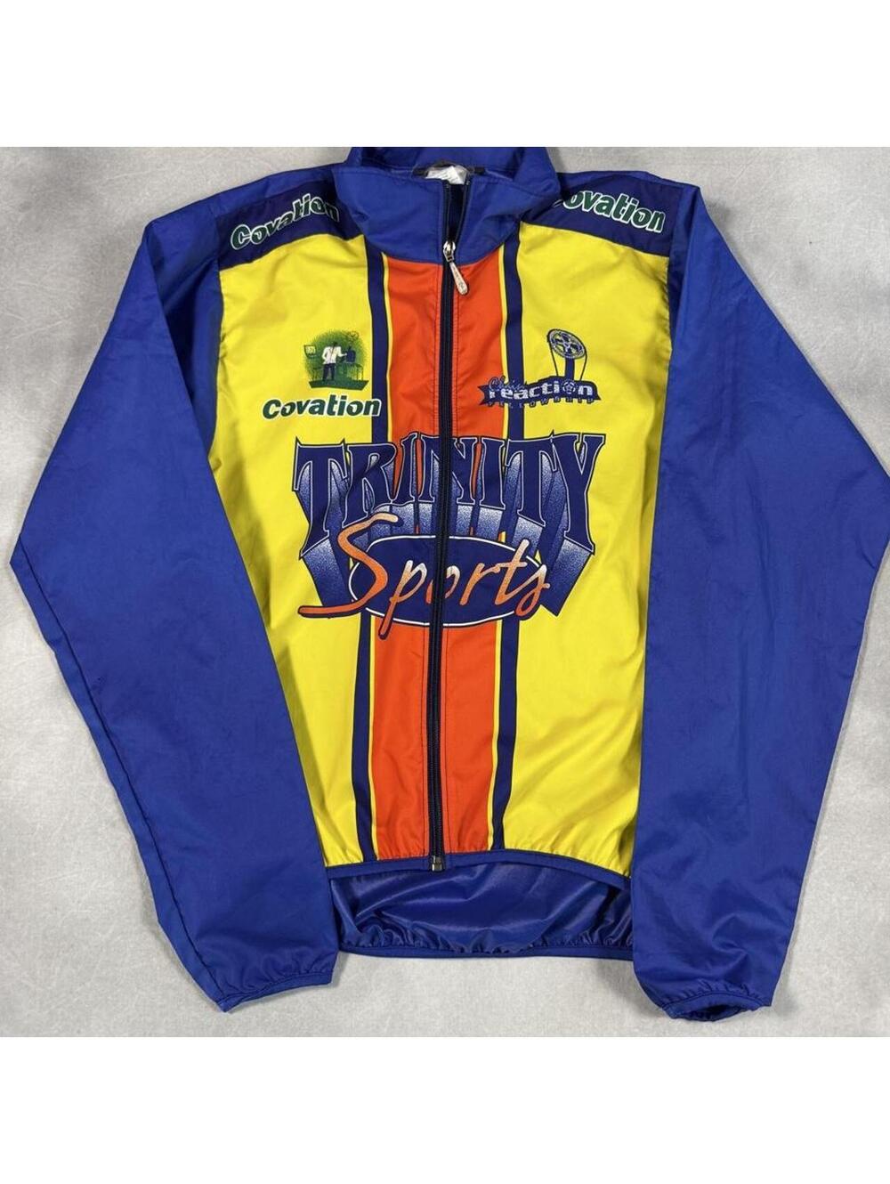 Vintage Louis Garneau Trinity Sports Cycling Jacket Made in Canada 90s Y2K